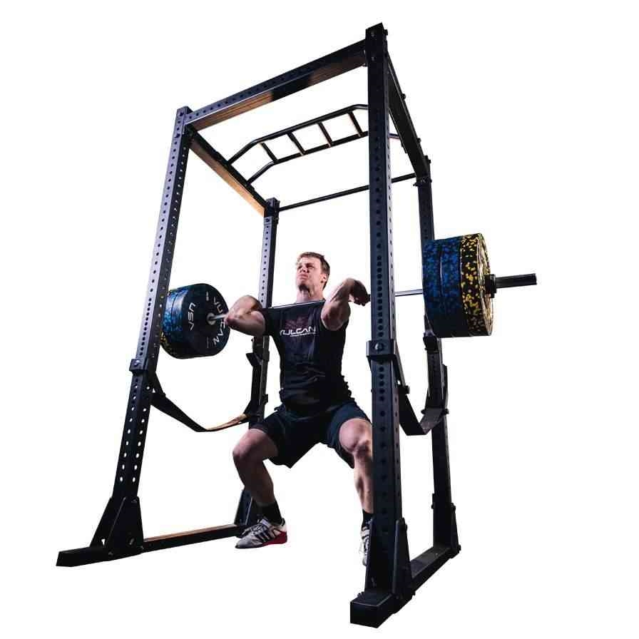 Power Rack - Flat Foot - Flat Based. Flat Foot power rack Free shipping.  Space saving Power Rack for Home Gym or Commercial gym.